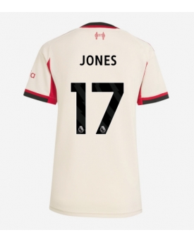 Billige Fotballdrakt Liverpool Curtis Jones #17 Replika Bortedrakt Dame 2025-26 Kortermet Billige Fotballdrakt Liverpool Curtis Jones #17 Replika Bortedrakt Dame 2025-26 Kortermet